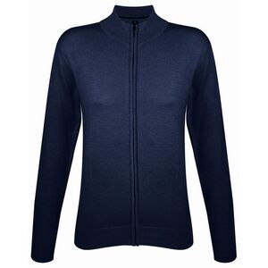 SOLS Womens/Ladies Gordon Full Zip Cardigan / Navy